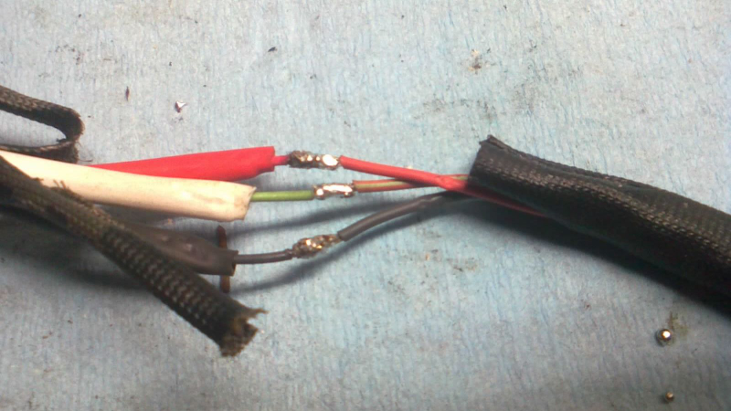 The new sensor’s wiring had thinner strands, which was a little disconcerting.